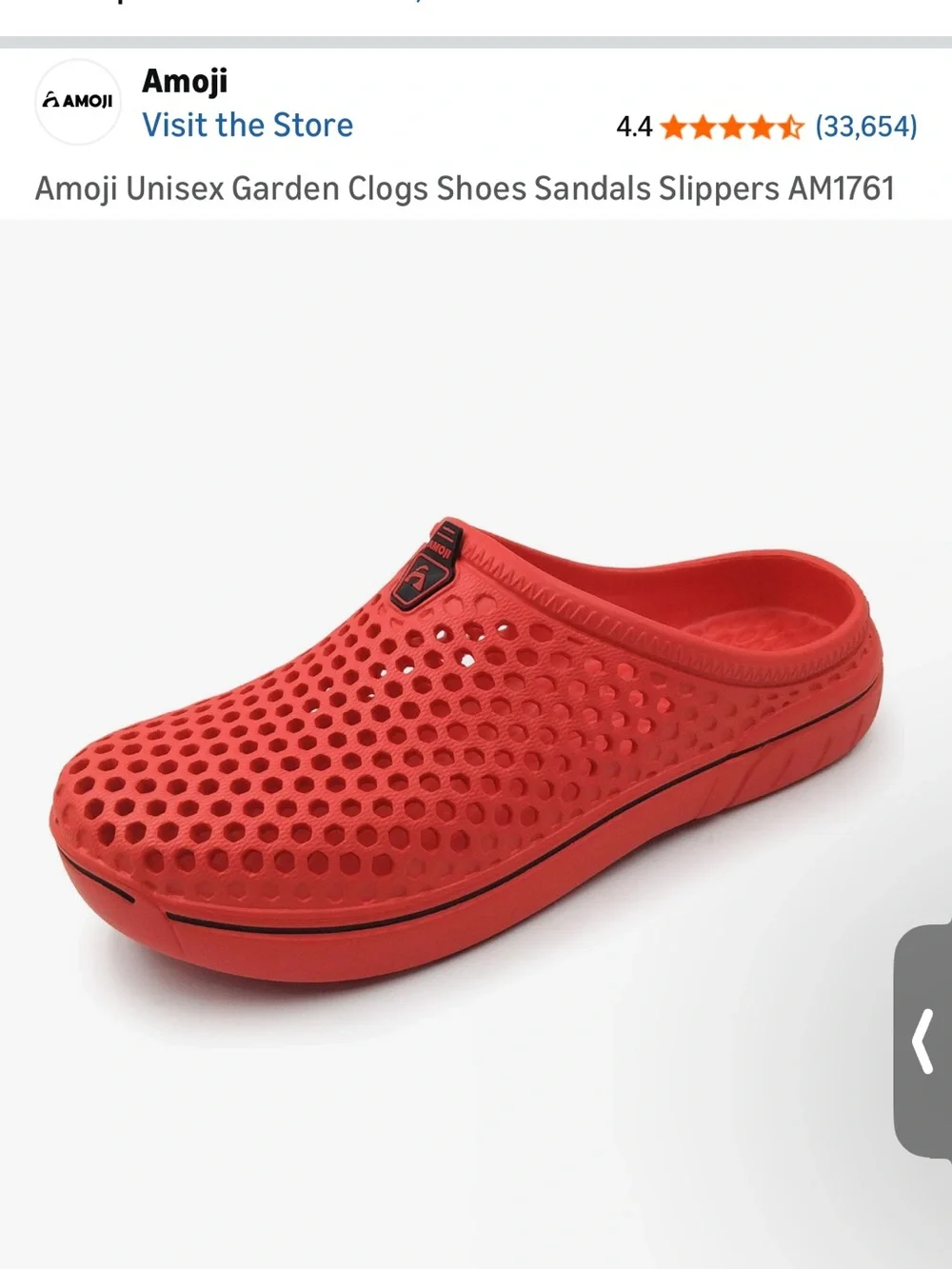 Men's Slip-On Shower Sandals - Bright Red